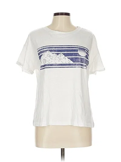 Pre-owned Free Assembly Short Sleeve T-shirt In White