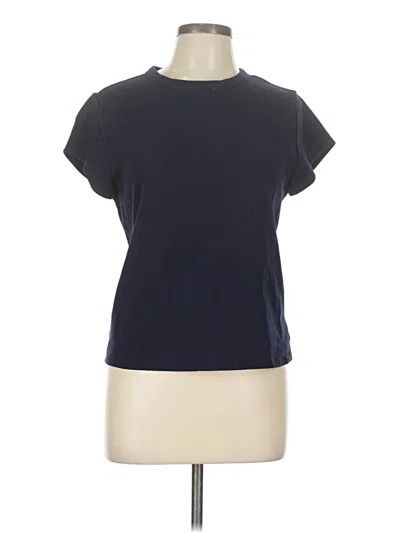Pre-owned Free Assembly Short Sleeve T-shirt In Blue