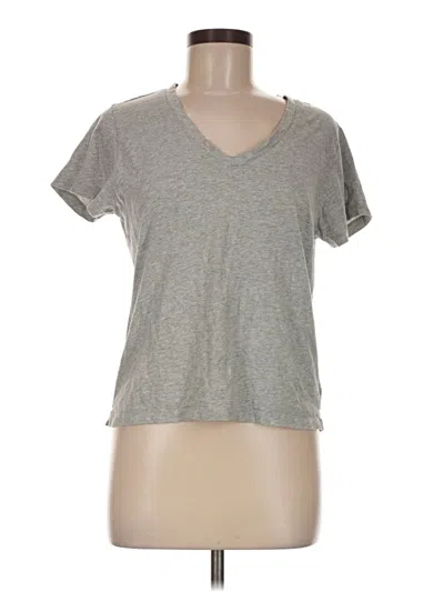 Pre-owned Free Assembly Short Sleeve T-shirt In Gray