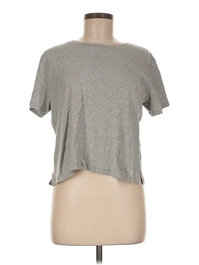Pre-owned Free Assembly Short Sleeve T-shirt In Gray