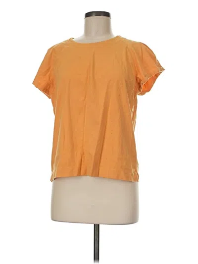 Pre-owned Free Assembly Short Sleeve T-shirt In Orange