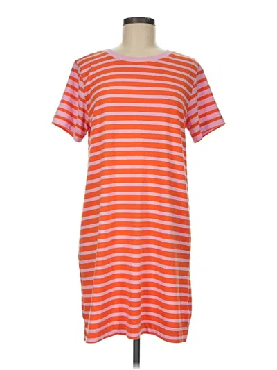 Pre-owned Free Assembly Short Sleeve T-shirt In Orange