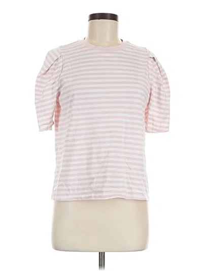 Pre-owned Free Assembly Short Sleeve T-shirt In Pink