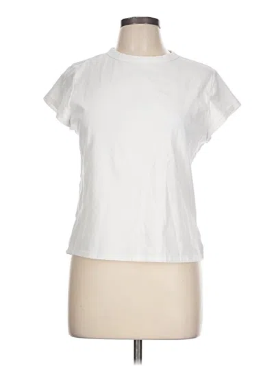 Pre-owned Free Assembly Short Sleeve T-shirt In White
