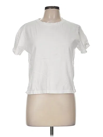 Pre-owned Free Assembly Short Sleeve T-shirt In White