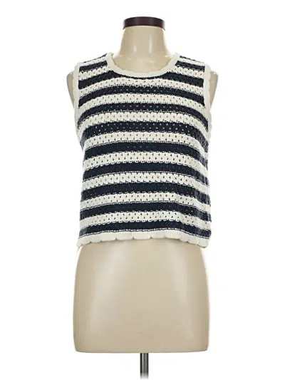 Pre-owned Free Assembly Sleeveless T-shirt In Ivory