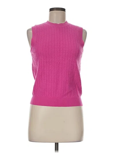 Pre-owned Free Assembly Sleeveless T-shirt In Pink
