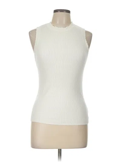 Pre-owned Free Assembly Sleeveless T-shirt In White