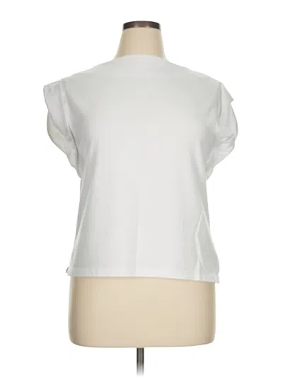 Pre-owned Free Assembly Sleeveless T-shirt In White