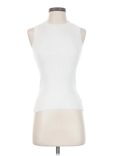 Pre-owned Free Assembly Sleeveless T-shirt In White