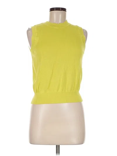 Pre-owned Free Assembly Sleeveless T-shirt In Yellow