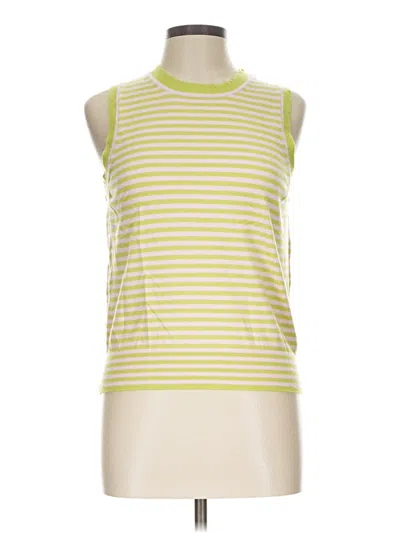 Pre-owned Free Assembly Sleeveless T-shirt In Yellow