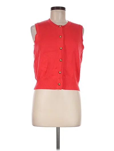 Pre-owned Free Assembly Sweater Vest In Red
