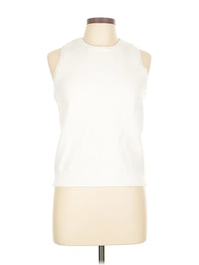 Pre-owned Free Assembly Sweater Vest In White