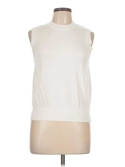 Pre-owned Free Assembly Sweater Vest In White