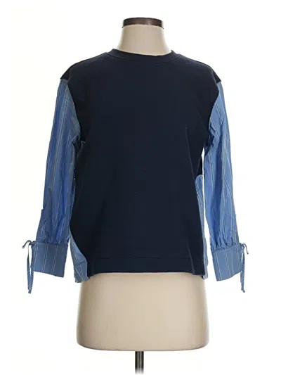 Pre-owned Free Assembly Sweatshirt In Blue