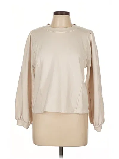 Pre-owned Free Assembly Sweatshirt In Brown