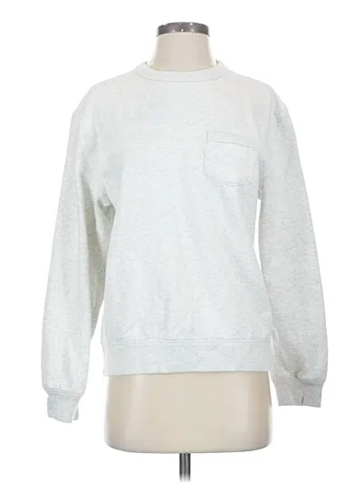 Pre-owned Free Assembly Sweatshirt In Silver