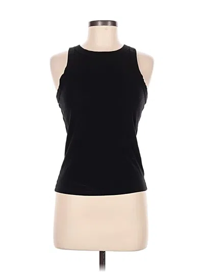 Pre-owned Free Assembly Tank Top Black Halter Neckline Tops