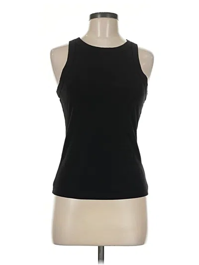 Pre-owned Free Assembly Tank Top Black Halter Neckline Tops