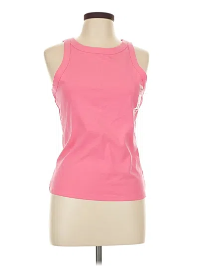 Pre-owned Free Assembly Tank Top Pink Halter Neckline Tops