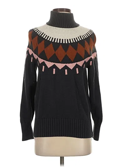 Pre-owned Free Assembly Turtleneck Sweater In Black