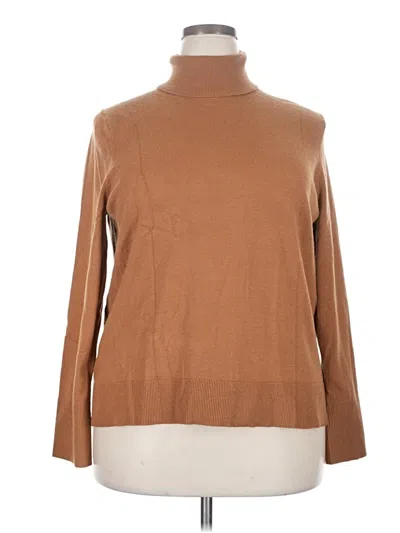 Pre-owned Free Assembly Turtleneck Sweater In Brown