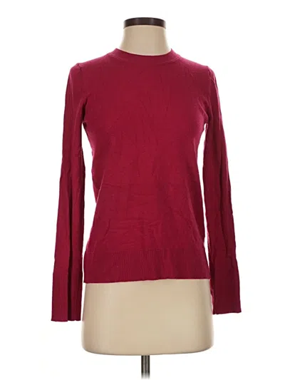 Pre-owned Free Assembly Turtleneck Sweater In Burgundy
