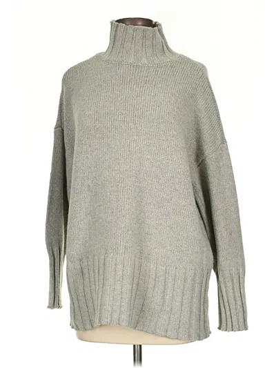 Pre-owned Free Assembly Turtleneck Sweater In Gray