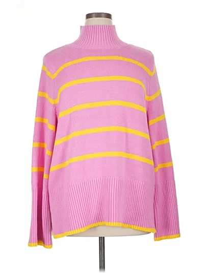 Pre-owned Free Assembly Turtleneck Sweater In Pink