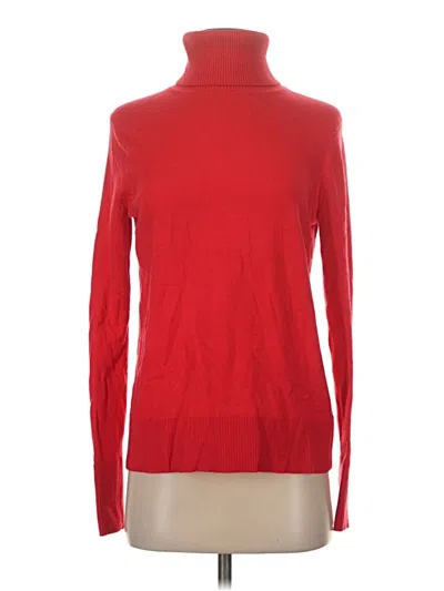 Pre-owned Free Assembly Turtleneck Sweater In Red