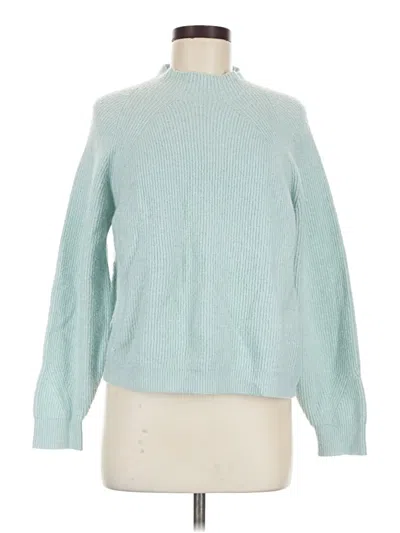 Pre-owned Free Assembly Turtleneck Sweater In Teal