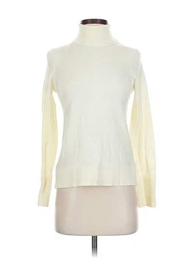 Pre-owned Free Assembly Turtleneck Sweater In White