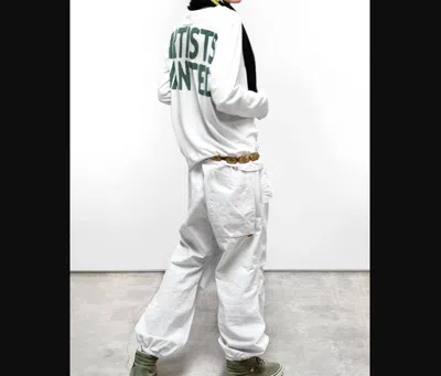 Free City Artistswanted Tubular Long Sleeve Tee In White With Green