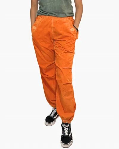Free City Canyonkid Outofsight Poplin Jump Pants In Orangemachine Powder