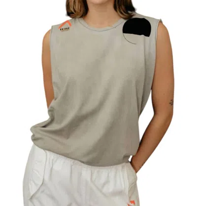 Free City Golden Sign Star Biggy Tank Top In Chalk In White