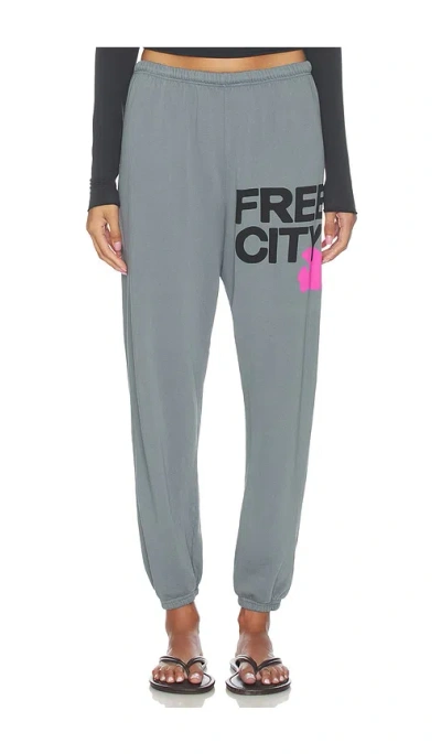 Free City Large Sweatpant In Gray
