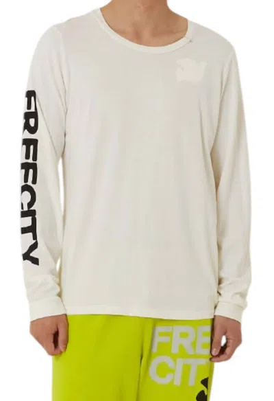 Free City Lnlsun Long Sleeve Shirt In Creamyyumm/glass In Multi