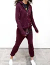 Shop Free City Super Fluff Zip Hoodie In Eggplant