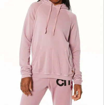 Free City Superfluff Lux Pullover Hoodie In Petal In Pink