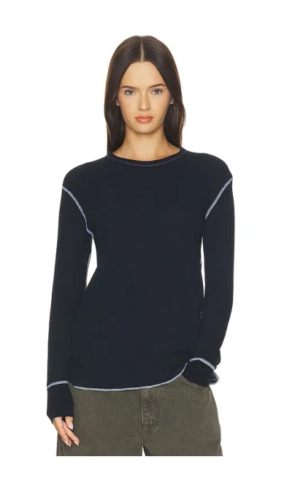 Free City Superyumm Thermal Top In Blue