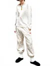 Free City Unisex Artists Wanted Supervintage Long Sleeve Tee In Chalk Electric In White