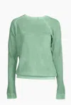 Free City Unisex Lucky Rabbits Sweatshirt In Bush In Green