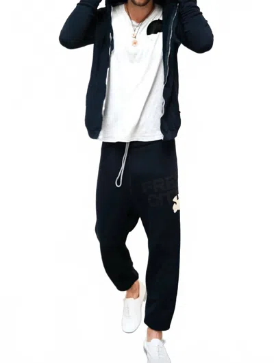 Free City Unisex Superfluff Lux Sweatpant In Deepspace/cream