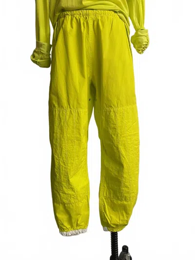Free City Women's Parachute Cargo Pants In Canyon Kid In Green