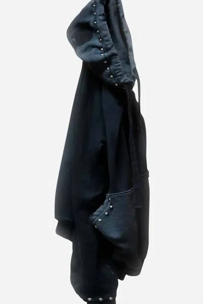 Free City Women's Supervintage Homestud Shrunken Hoodie In As Shown In Blue