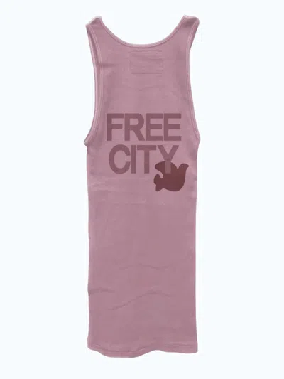 Free City Women's Supervintage Tank In Makeup In Pink