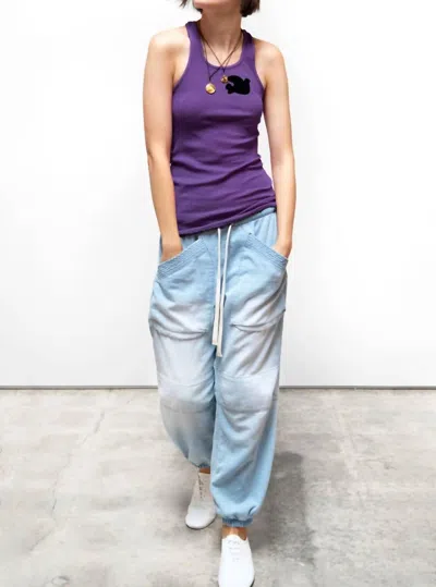 Free City Women's Supervintage Tank In Purple Plant