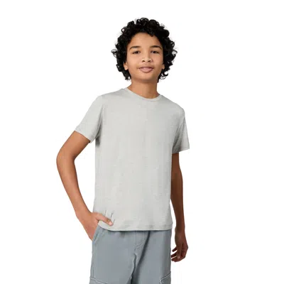 Free Country Kids' Boys' Microtech Crew Neck Shirt In Gray