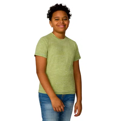 Free Country Kids' Boys' Microtech Crew Neck Shirt In Green